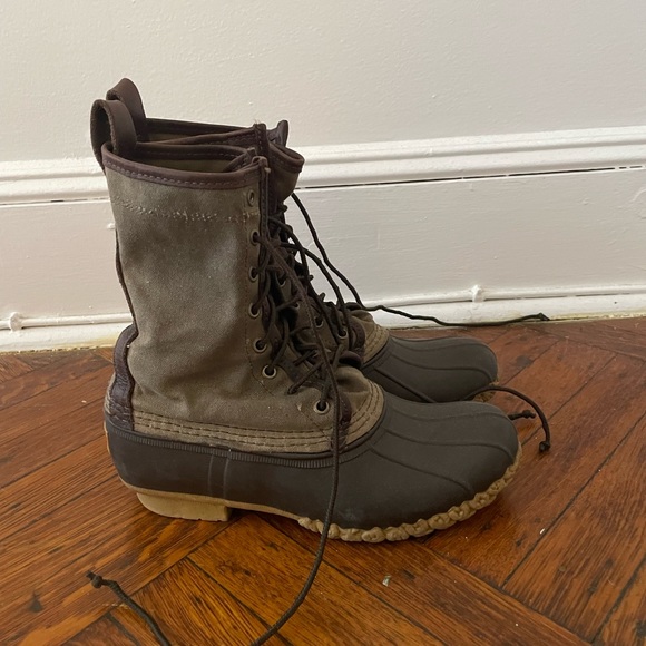LL bean main hunting boot waxed canvas women’s size 8 - Picture 5 of 5
